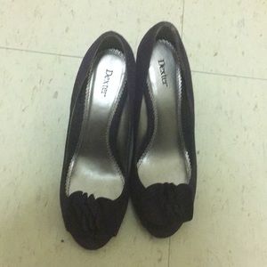 Mini wedge open toe